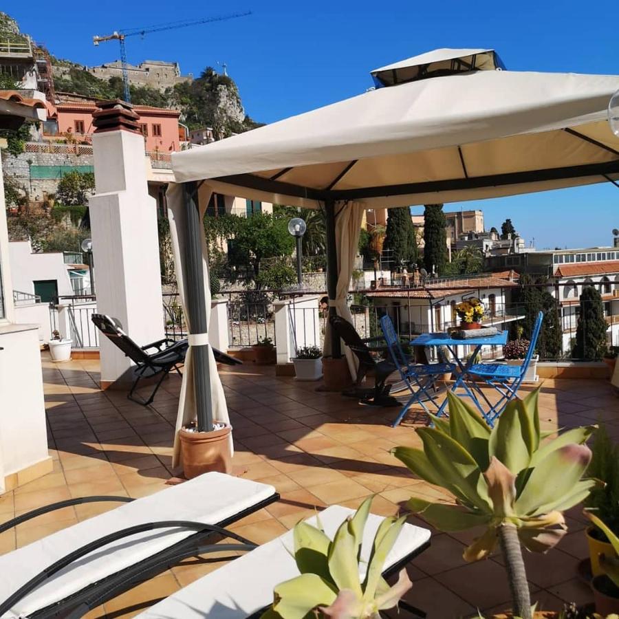 Вилла Il Terrazzo Di Marlu Таормина Экстерьер фото